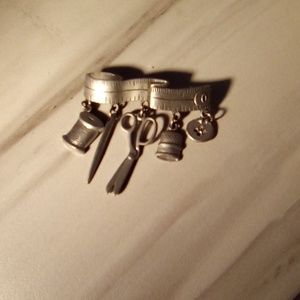 Vintage "Dressmaker" Brooch. Unique.